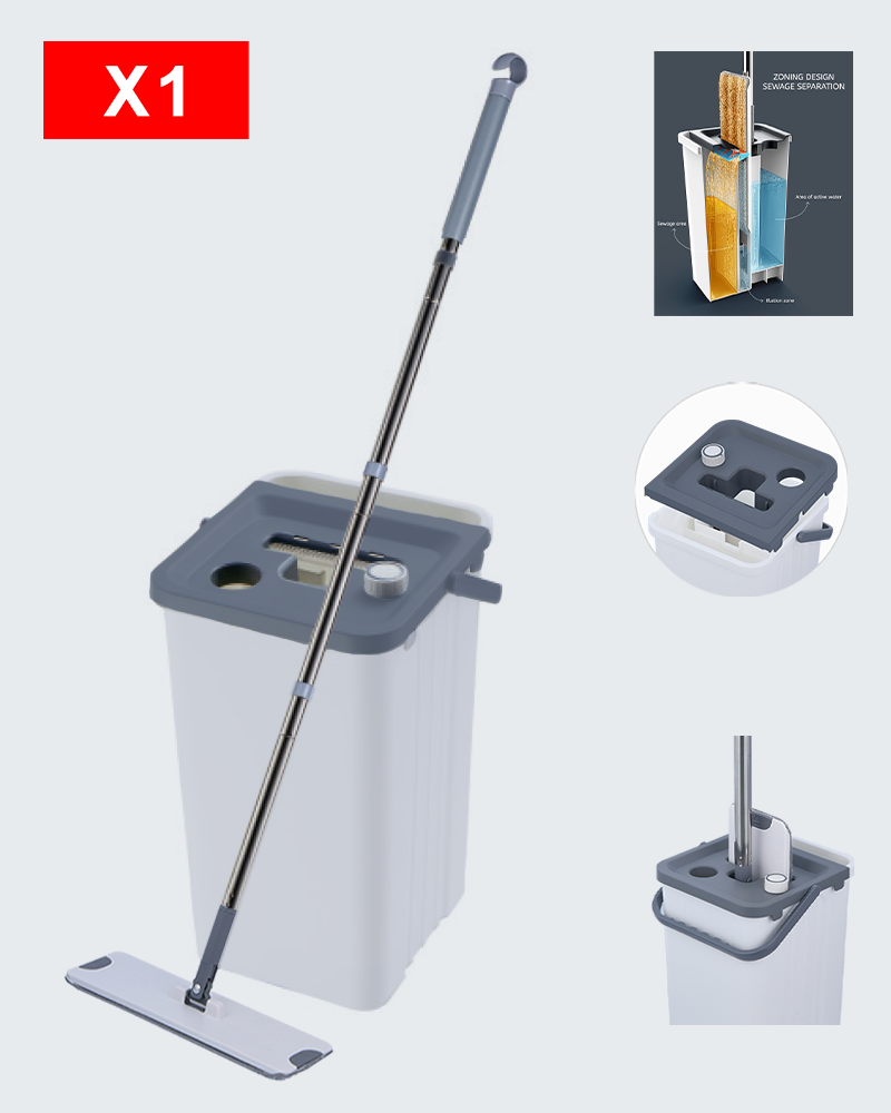 깨끗하고 더러운 물 분리 걸레통 세트